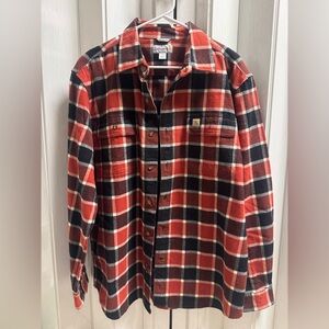 Carhartt Flannel Button Down Shirt L